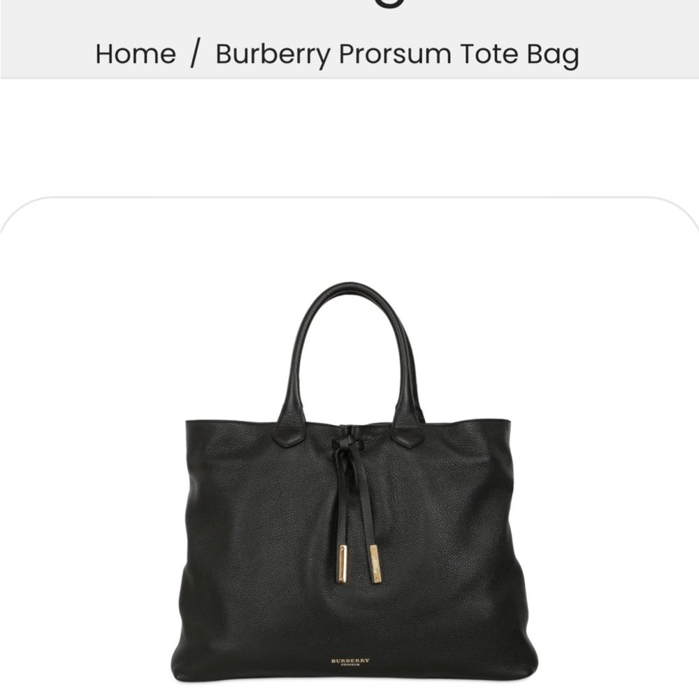 Burberry Prorsum Black Tote